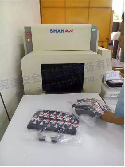 海外檢品公司引進(jìn)我司SA-9010HDx光異物檢測機(jī)